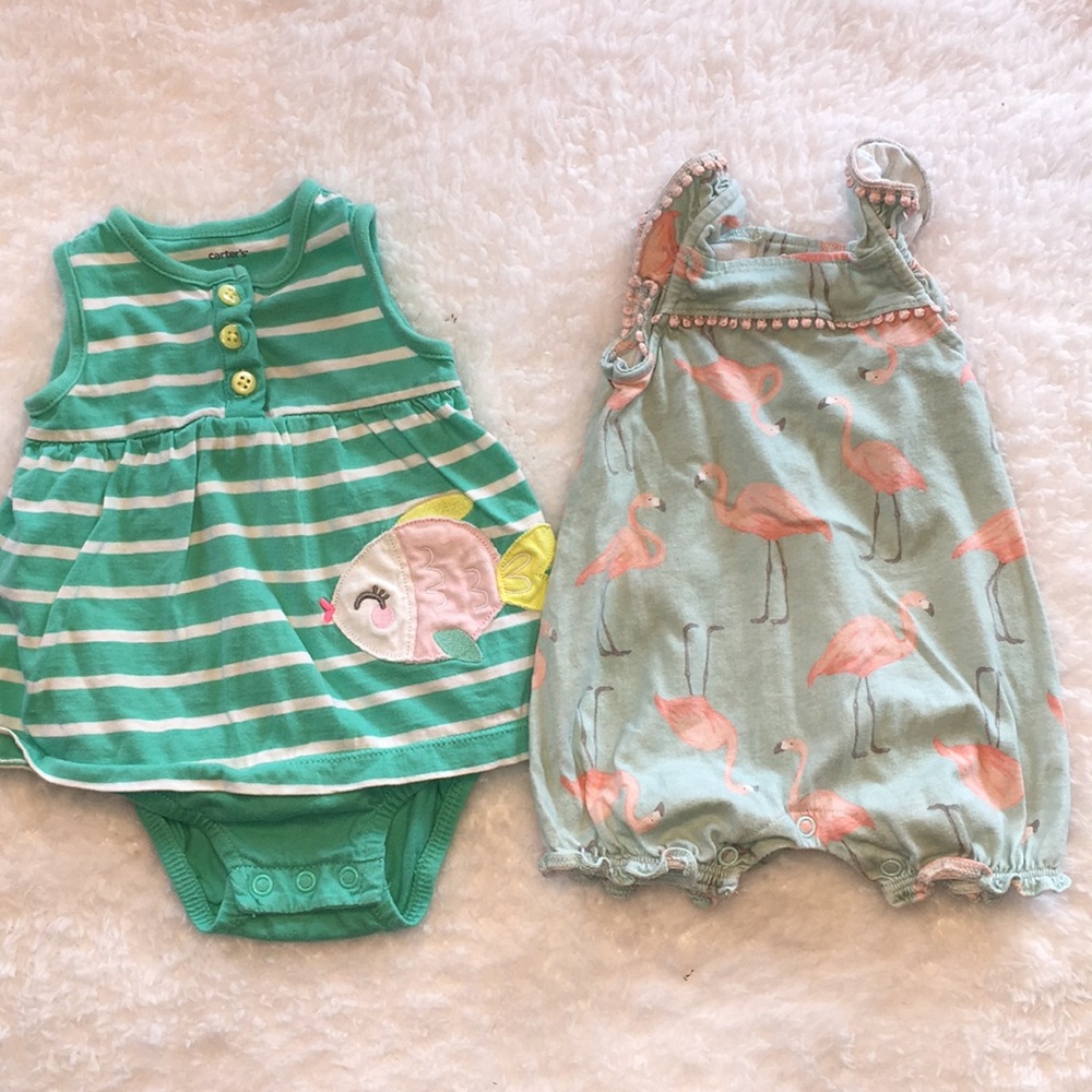 Carter’s Girl Summer outfits 0-3 months
